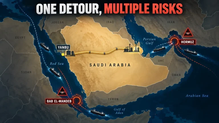 Saudi Arabia Built a Pipeline to Bypass Hormuz—So Why Is Its Oil Route Still at Risk?