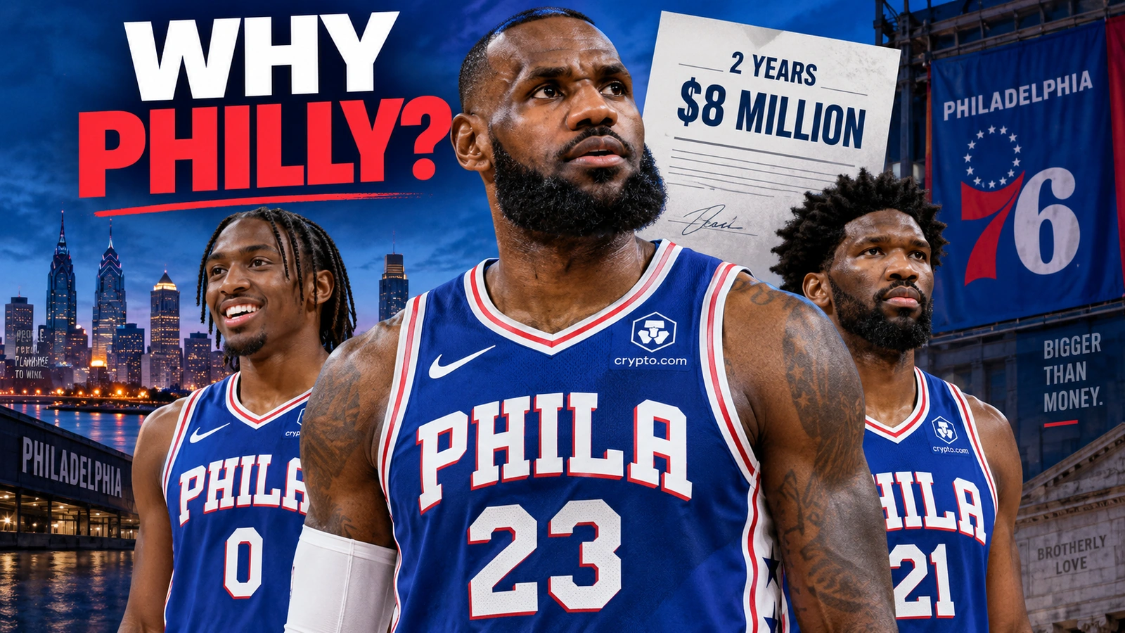 Why Did LeBron James Choose the 76ers—and Why Is His $8 Million Deal So Small?