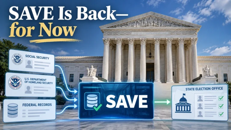 What Is the SAVE Voter Database—and What Did the Supreme Court Actually Allow?