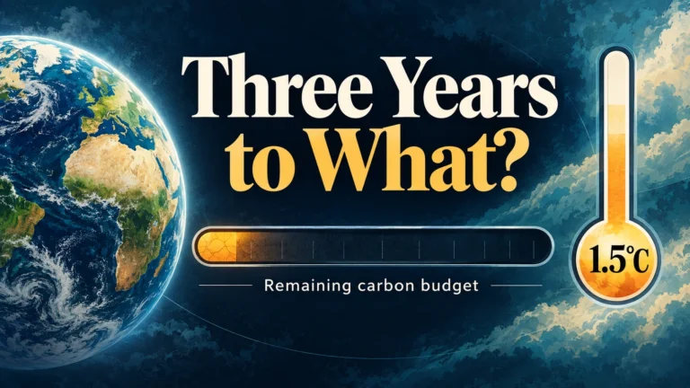 Does the World Really Have Just Three Years Before 1.5°C—and What Happens After That?