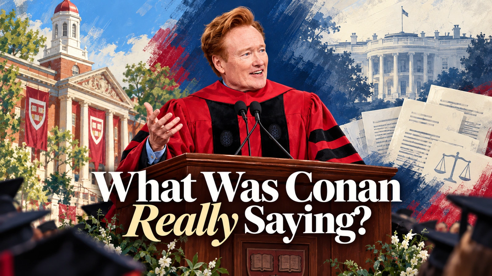 What Was Conan O’Brien Really Saying About Trump in His Harvard Speech?