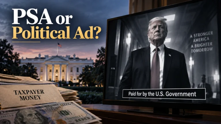 Can the White House Use Taxpayer Money for Ads That Feature Trump?