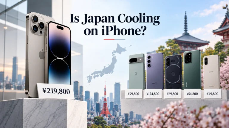 Is Japan Really Abandoning the iPhone? Why One Survey Put Android at 54.1%—and What That Number Misses