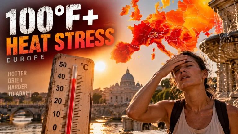 Did Half of Europe Really Feel Like 100°F? What the 52% Heat-Stress Number Actually Means