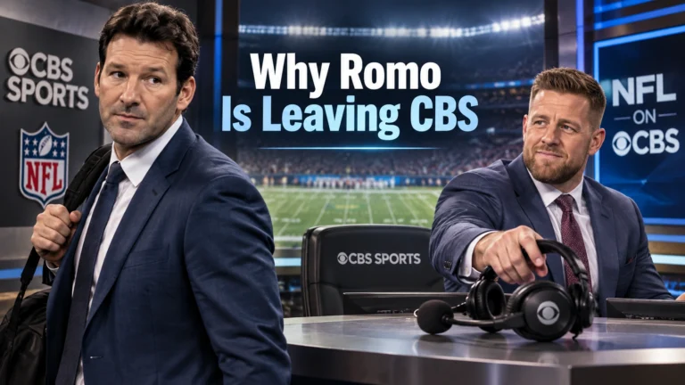 Why Is Tony Romo Leaving CBS Now—and What Does “Mutually Agreed to Part Ways” Really Mean?