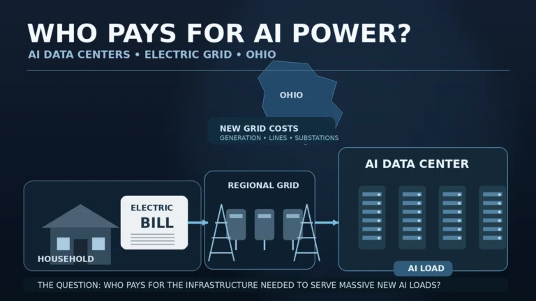 Could AI Data Centers Raise Your Electric Bill—and Why Is Ohio Fighting Over It?
