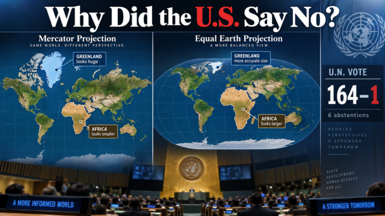 Did the U.N. Really Change the World Map? What the 164–1 Equal Earth Resolution Means—and Why the U.S. Said No