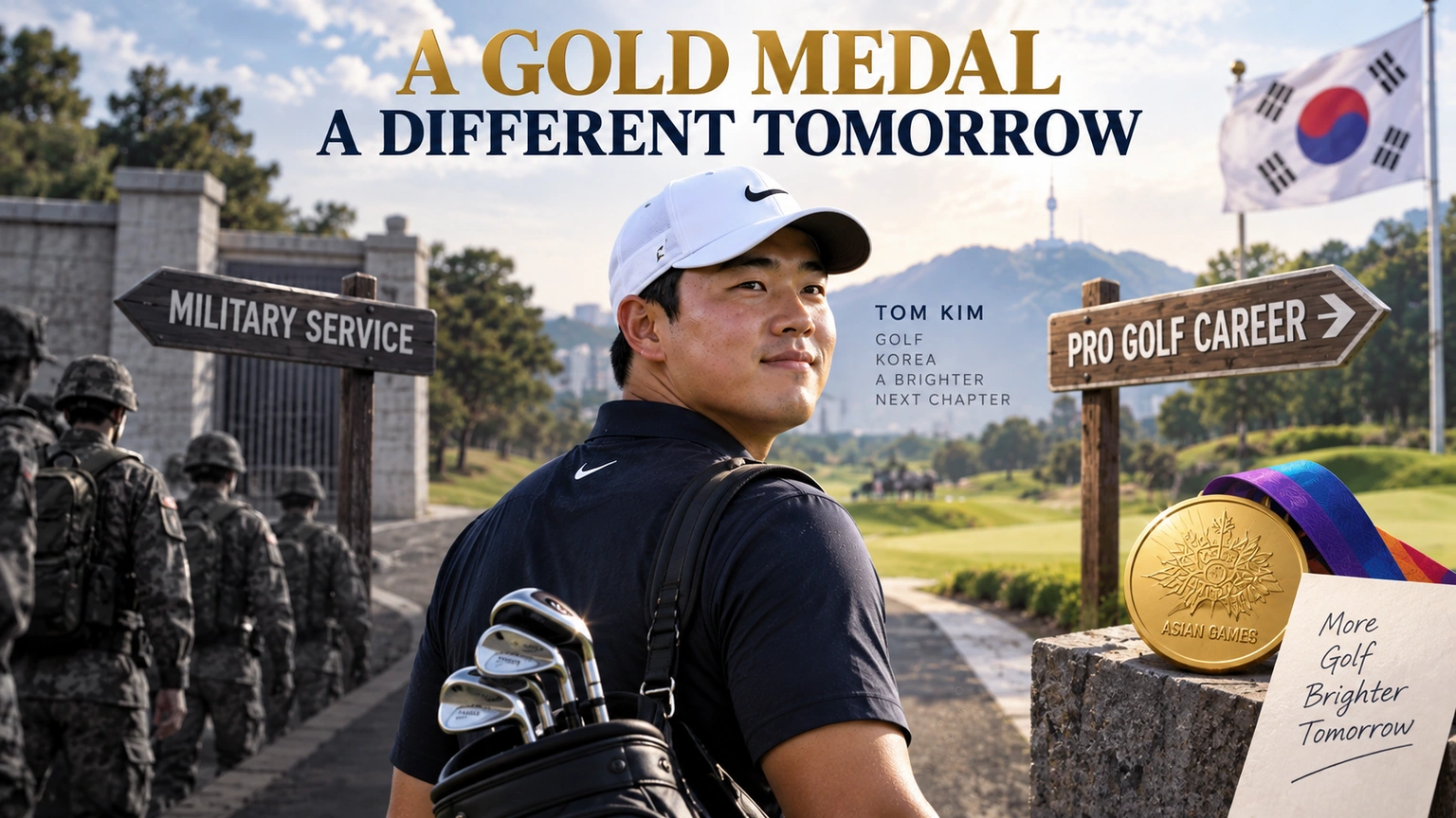 Timeline showing how ordinary military service could interrupt a professional golfer’s PGA Tour career