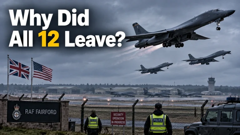 Why Did All 12 U.S. B-1 Bombers Leave RAF Fairford—and Does It Weaken Strikes on Iran?