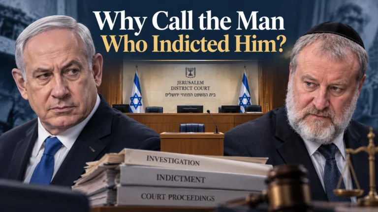 Why Did Netanyahu Call the Man Who Indicted Him as a Defense Witness?