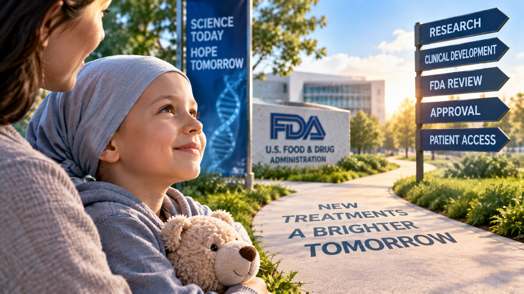 Diagram showing rare-disease patients, researchers, physicians, and drug developers contributing expertise to FDA review and policy development