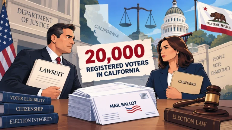 Why Is the Justice Department Trying to Block Ballots From 20,000 California Voters?