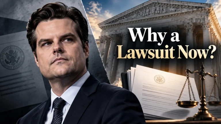 Why Is Matt Gaetz Facing a Sex Trafficking Lawsuit After the DOJ Declined to Charge Him?