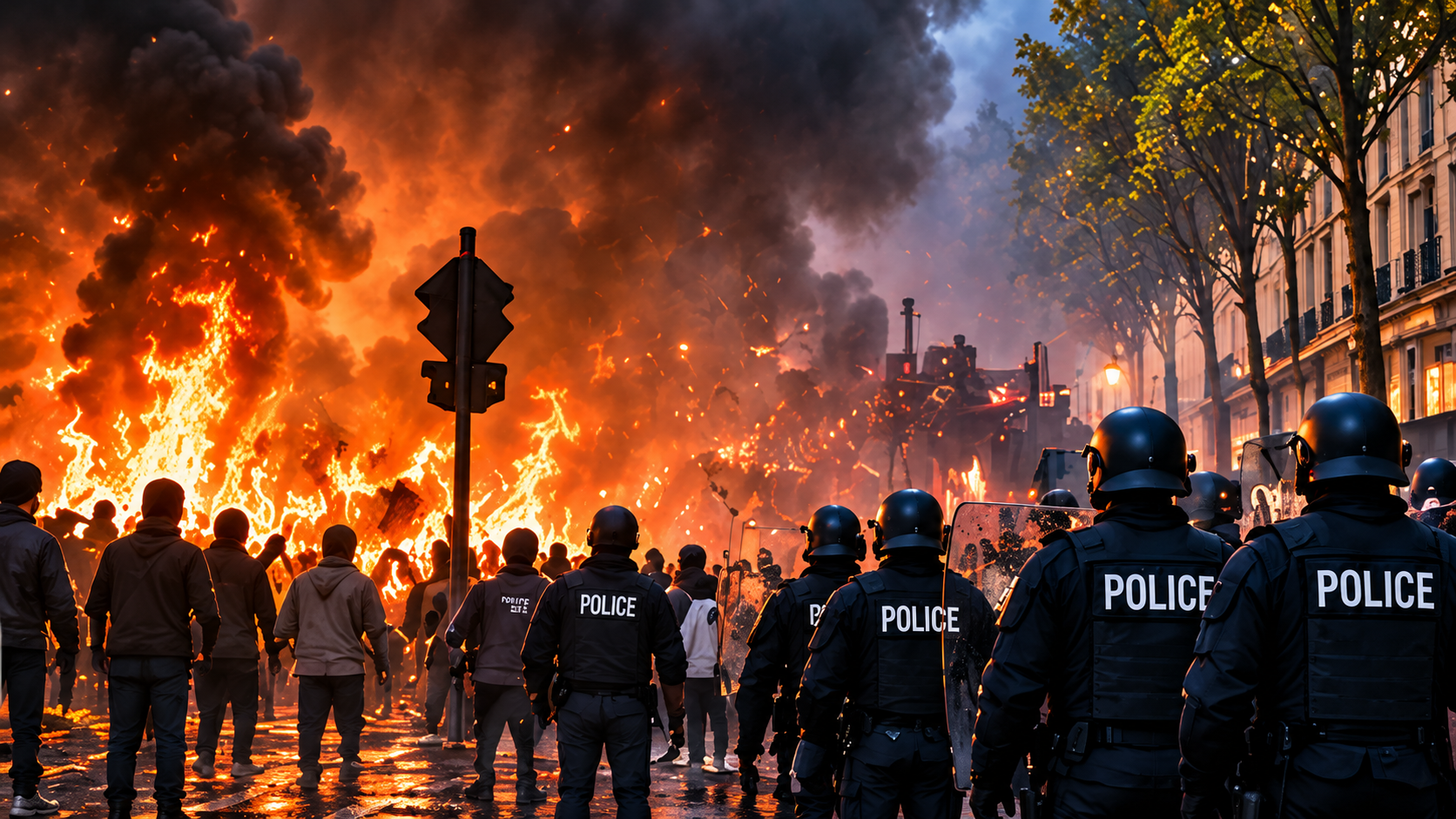 Comparison of France's 2018 Yellow Vest fuel-tax protests with the broader education and cost-of-living demonstrations in 2026