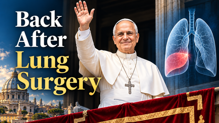 Pope Leo Is Back After Lung Cancer Surgery. What Does His Recovery Actually Mean?