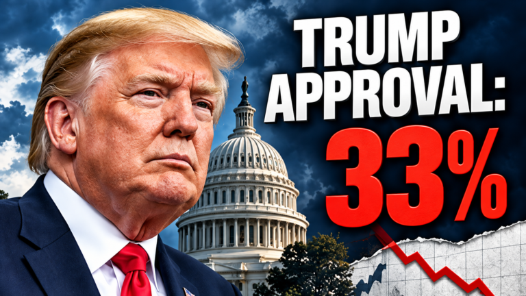 Why Has Trump’s Approval Rating Fallen to 33%—and Could Republicans Lose Congress?