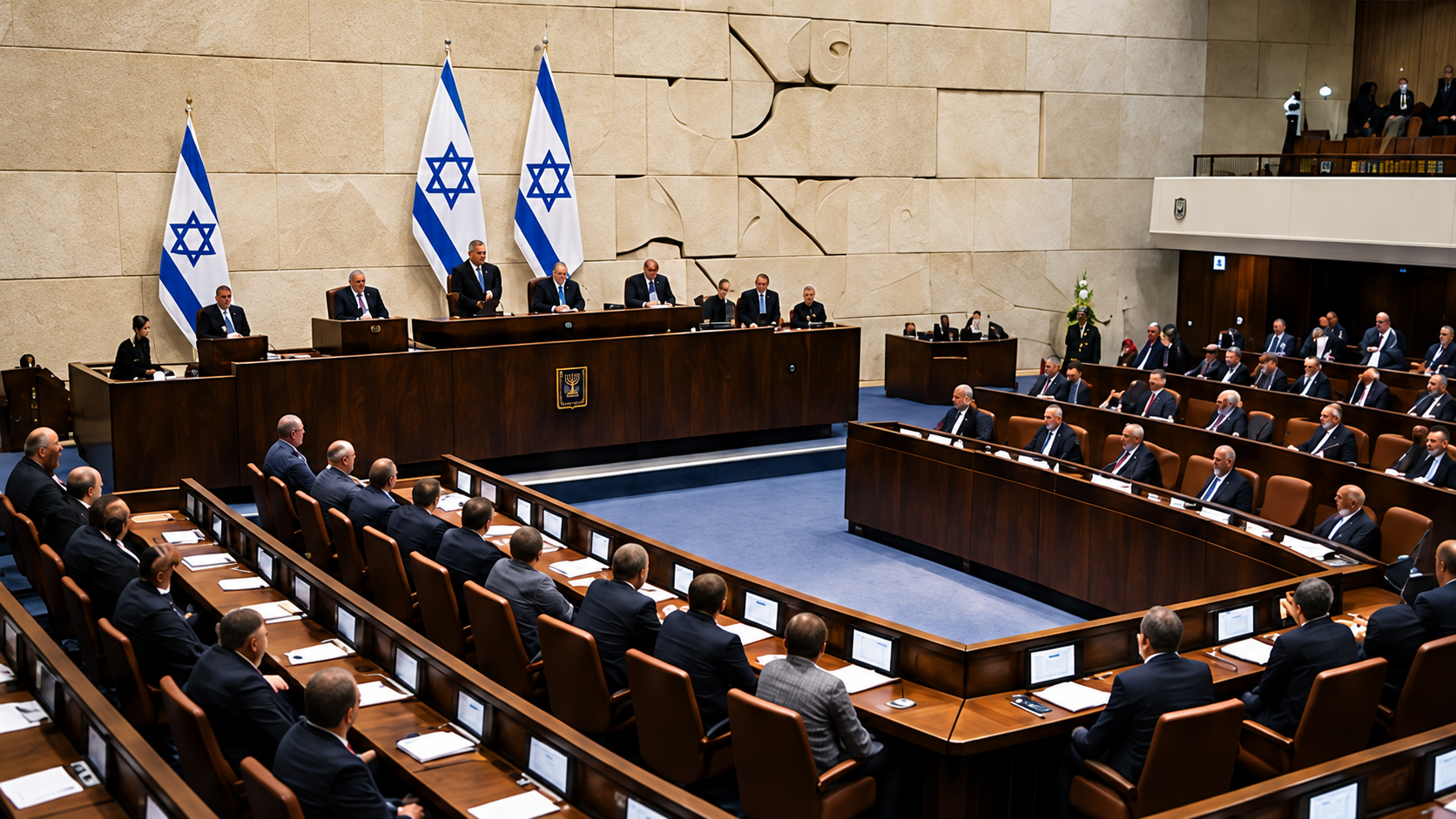 Neutral election infographic comparing Netanyahu's leadership argument with opposition concerns about accountability, security and government reform
