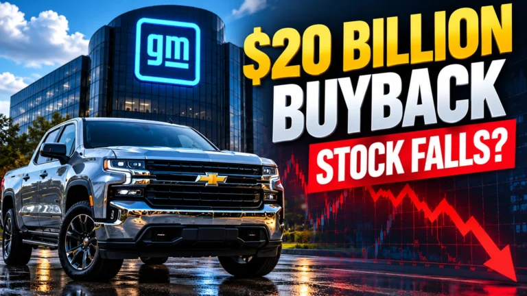 Why Did GM Stock Fall After a $20 Billion Share Buyback Announcement?