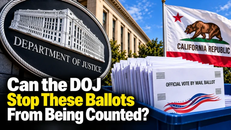 Can the Justice Department Force California Counties to Set Aside Mail Ballots?