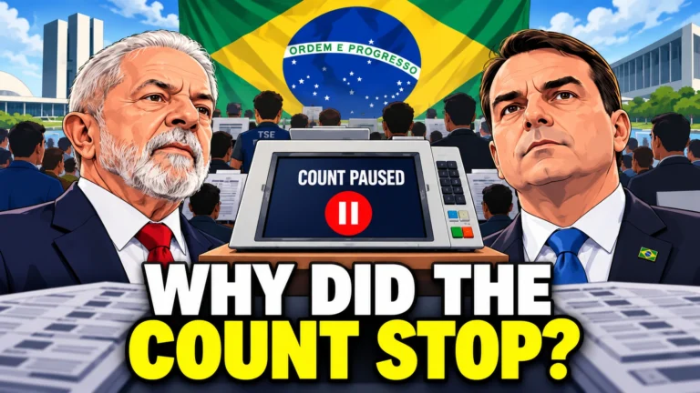 Why Did Brazil Pause Its Presidential Vote Count in the Lula–Bolsonaro Runoff?