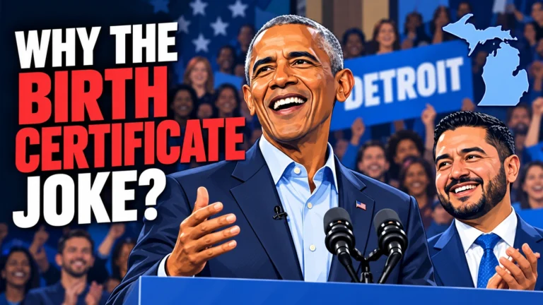 Why Did Obama Bring Up His Birth Certificate at Abdul El-Sayed’s Detroit Rally?